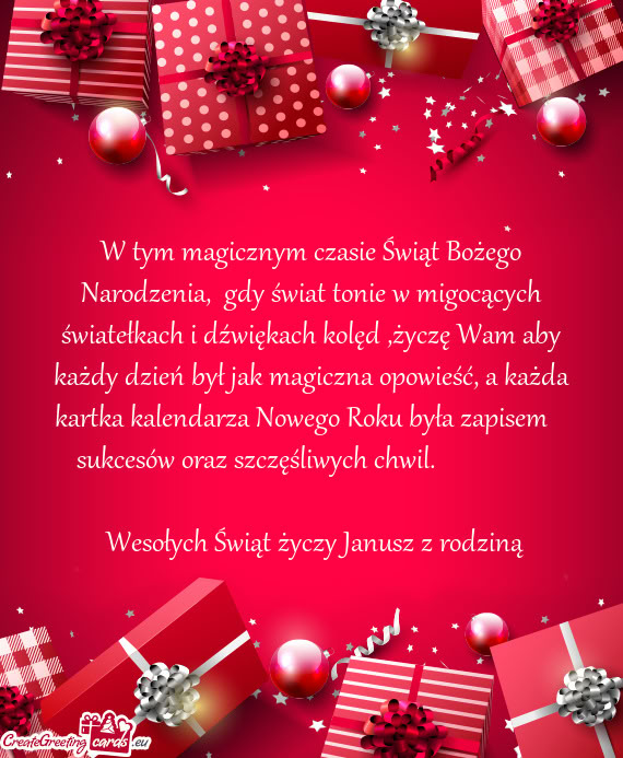 Darza Nowego Roku była zapisem sukcesów oraz szczęśliwych chwil