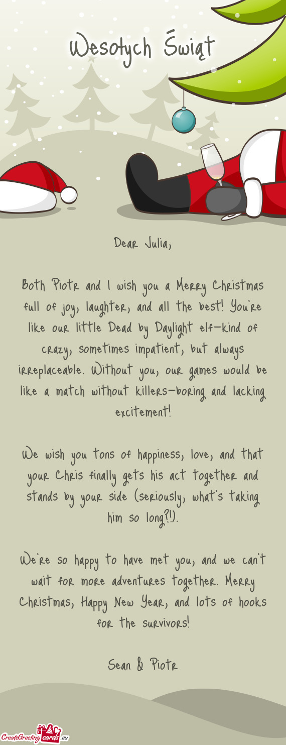 Dear Julia