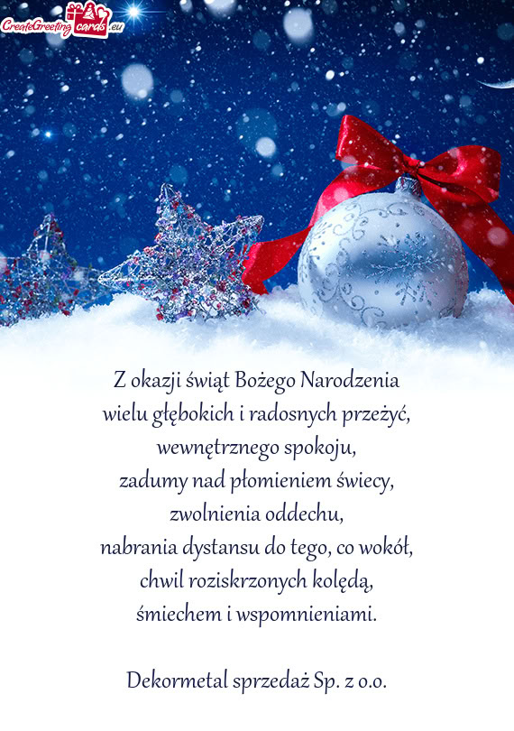 Dekormetal sprzedaż Sp. z o.o