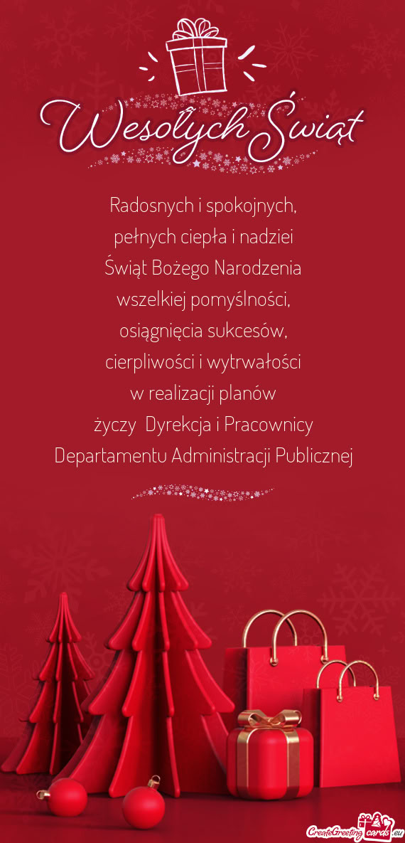 Departamentu Administracji Publicznej