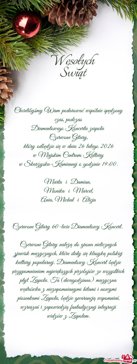 Diamentowego Koncertu zespołu