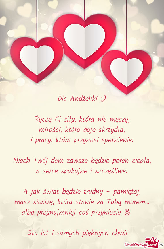 Dla Andżeliki ;)