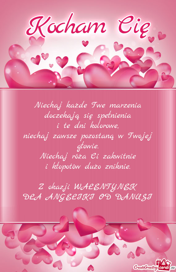 DLA ANGELIKI OD DANUSI