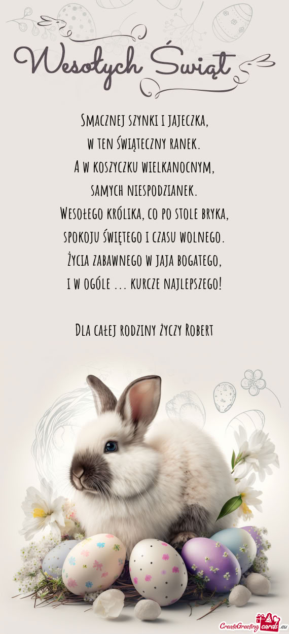 Dla całej rodziny Robert