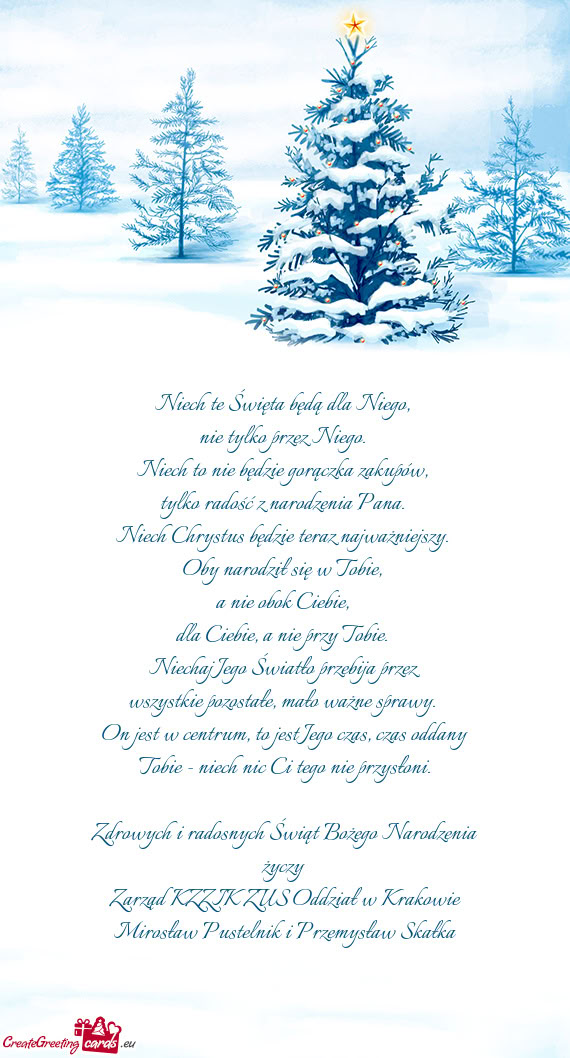 Dla Ciebie, a nie przy Tobie