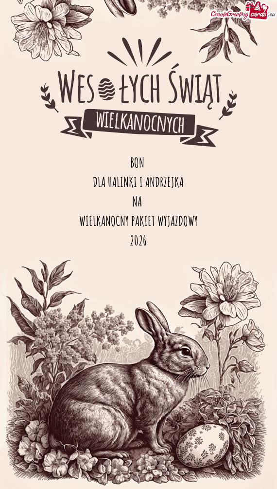 DLA HALINKI I ANDRZEJKA