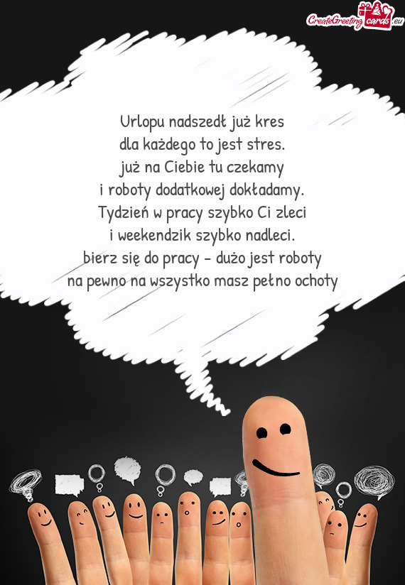 Dla każdego to jest stres