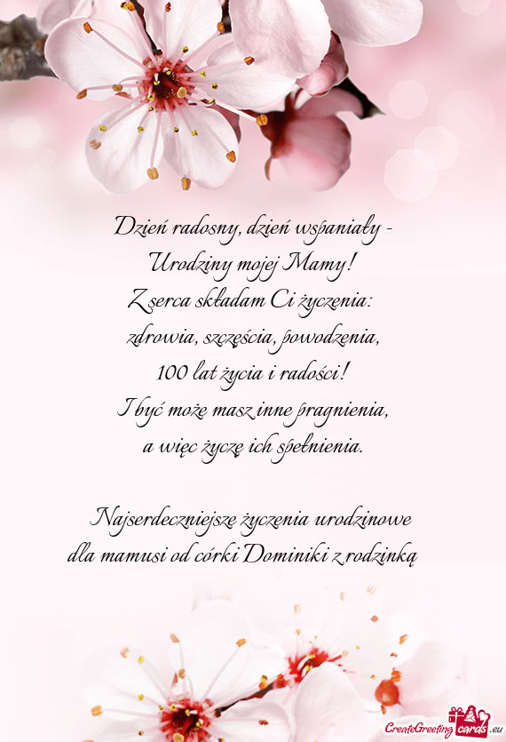Dla mamusi od córki Dominiki z rodzinką ❤️🤗