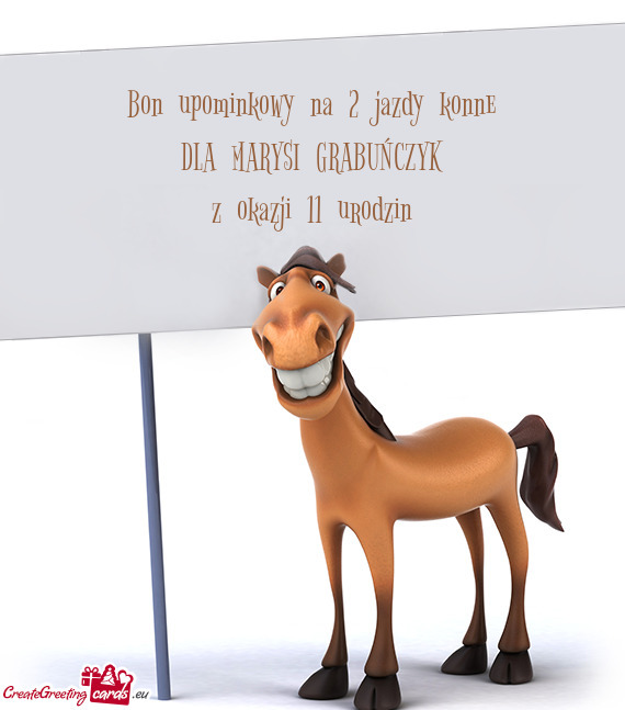 DLA MARYSI GRABUŃCZYK