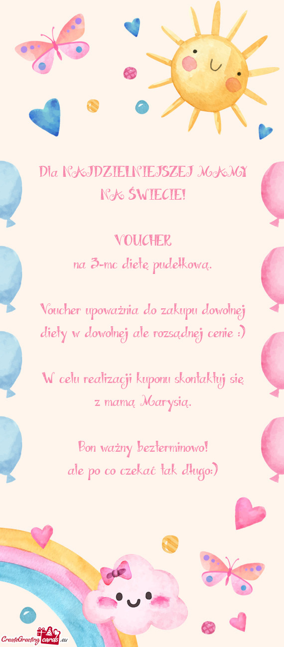 Dla NAJDZIELNIEJSZEJ MAMY NA ŚWIECIE