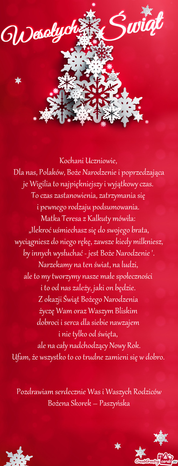 Dla nas, Polaków, Boże Narodzenie i poprzedzająca je Wigilia to najpiękniejszy i wyjątkowy czas