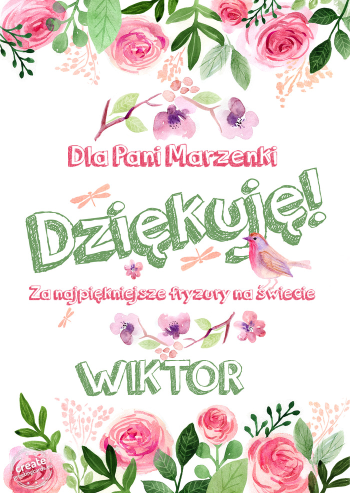 Dla Pani Marzenki Dziękuje Za najpiękniejsze fryzury na świecie😘 WIKTOR ❤️