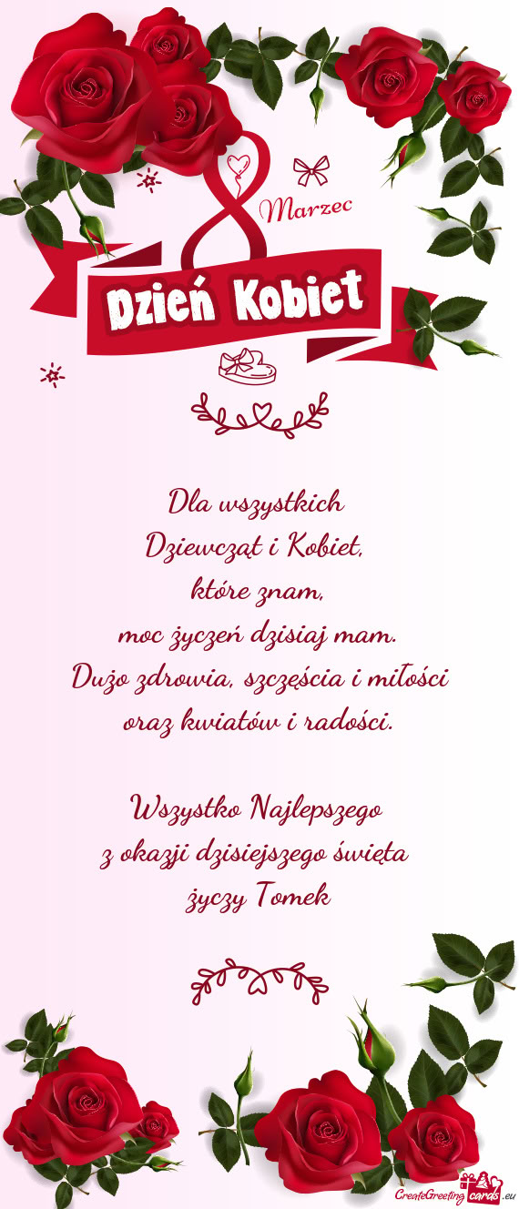 Dla wszystkich Dziewcząt i Kobiet