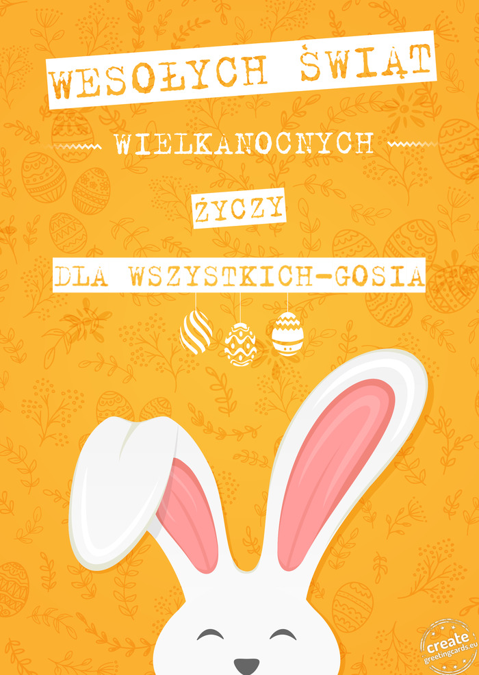 Dla WSZYSTKICH-Gosia wesołych Świąt