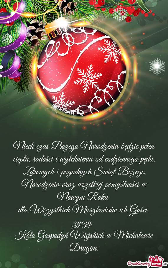 Dla Wszystkich Mieszkańców ich Gości