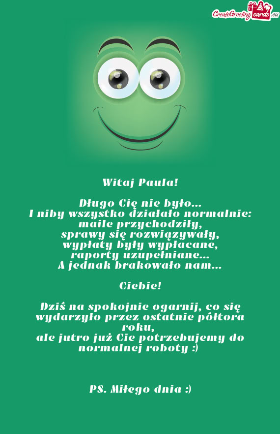 Długo Cię nie było