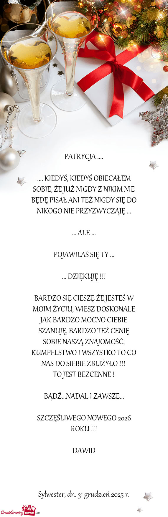 DO NIKOGO NIE PRZYZWYCZAJĘ