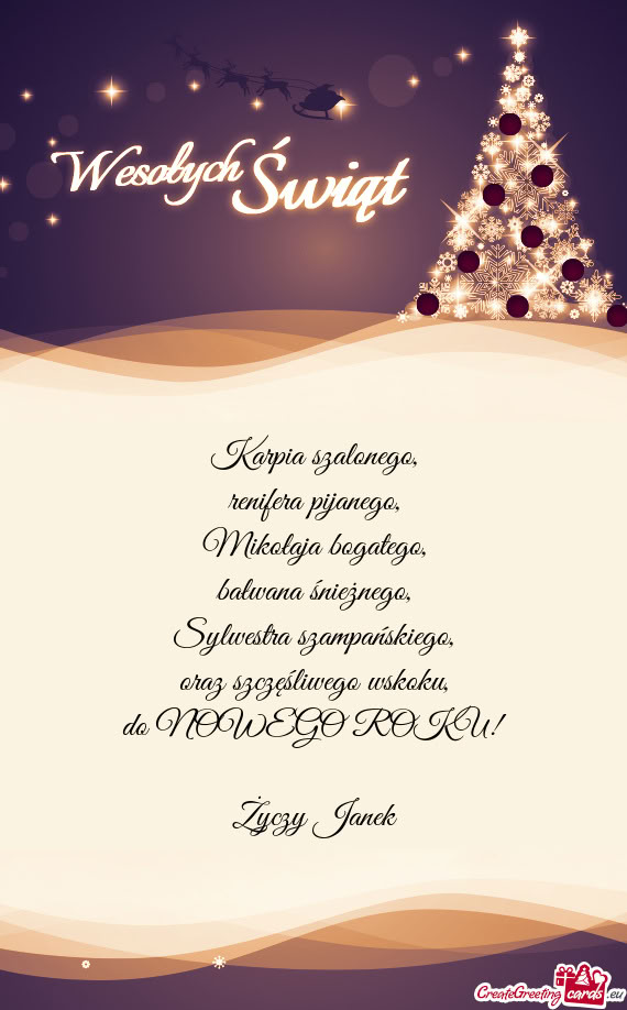 Do NOWEGO ROKU! Janek