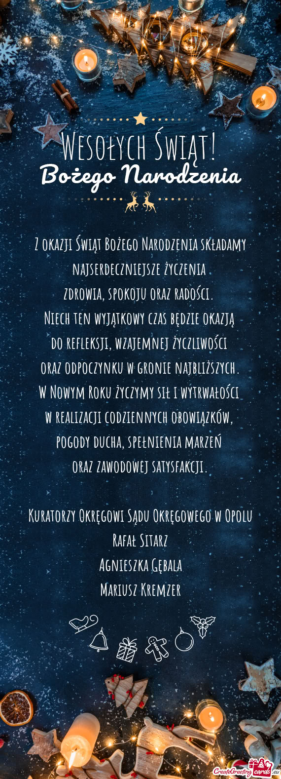 Do refleksji, wzajemnej życzliwości