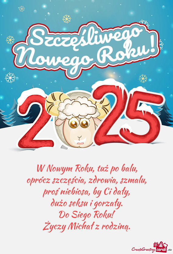 Do Siego Roku! Michał z rodziną