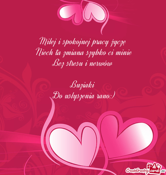 Do usłyszenia rano:)