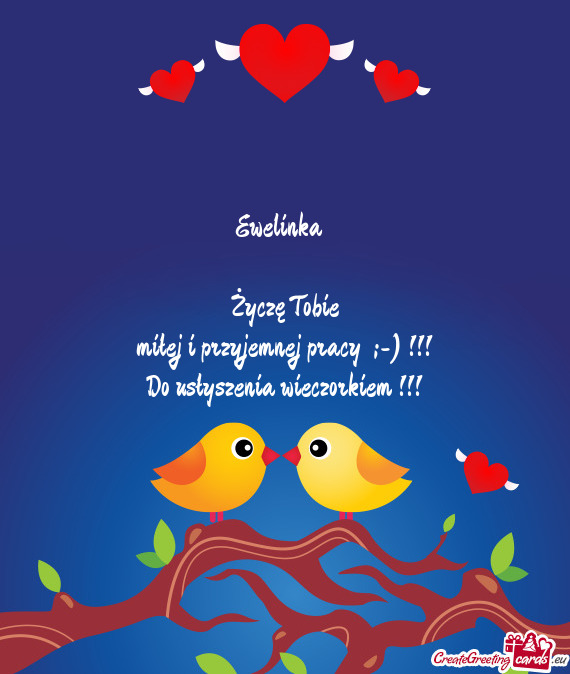 Do usłyszenia wieczorkiem