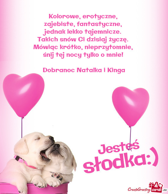 Dobranoc Natalka i Kinga