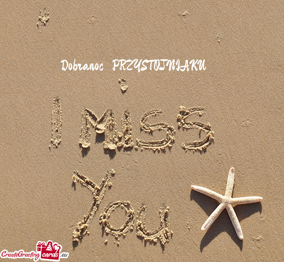 Dobranoc PRZYSTOJNIAKU 💋