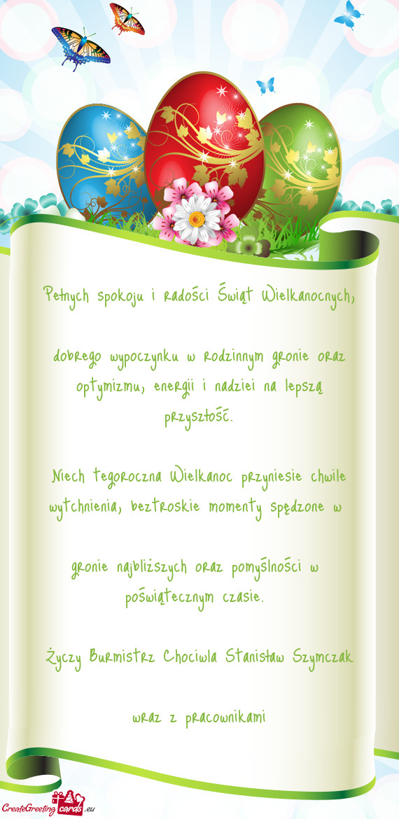 Dobrego wypoczynku w rodzinnym gronie oraz