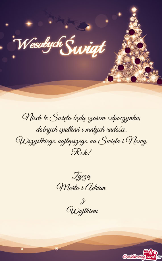 Dobrych spotkań i małych radości