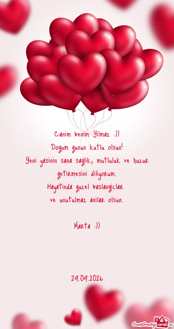 Dogum gunun kutlu olsun