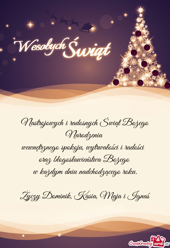 Dominik, Kasia, Maja i Ignaś