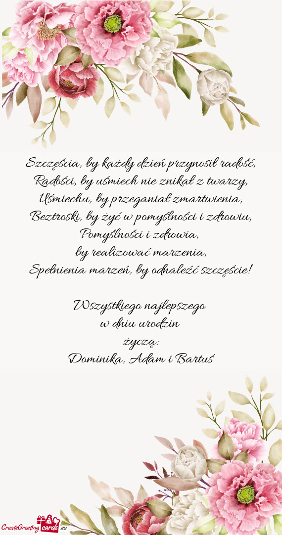 Dominika, Adam i Bartuś