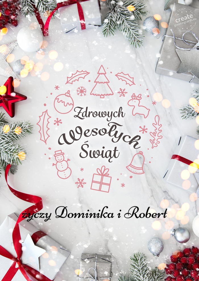 Dominika i Robert 🎄 - Zdrowych wesołych Świąt