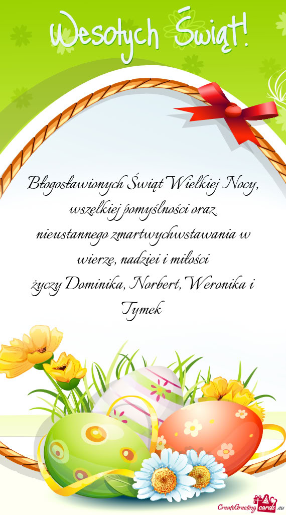 Dominika, Norbert, Weronika i Tymek