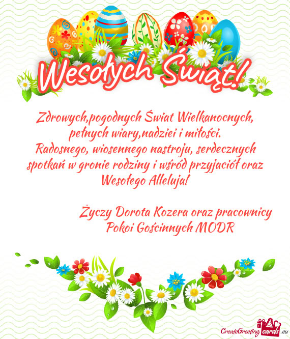 Dorota Kozera oraz pracownicy     Pokoi Gościnnych MODR