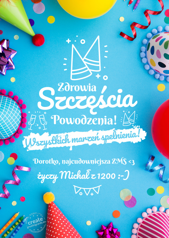 Dorotko, najcudowniejsza ZMS <3 spełnienia marzeń Michał z 1200 :-)