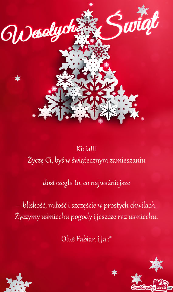 Dostrzegła to, co najważniejsze