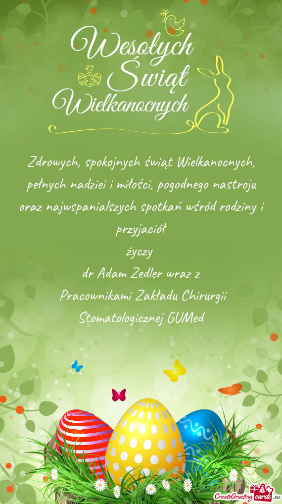 Dr Adam Zedler wraz z