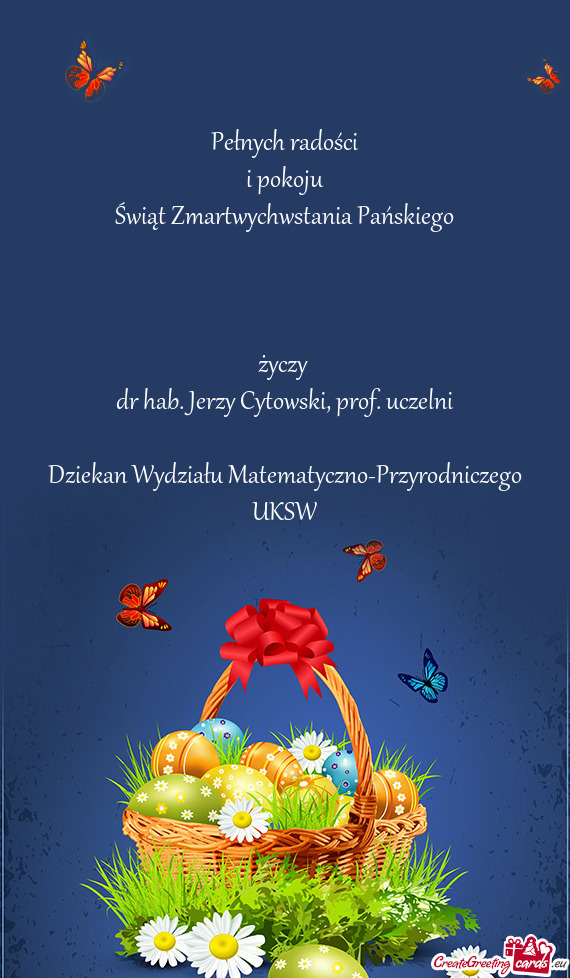 Dr hab. Jerzy Cytowski, prof. uczelni