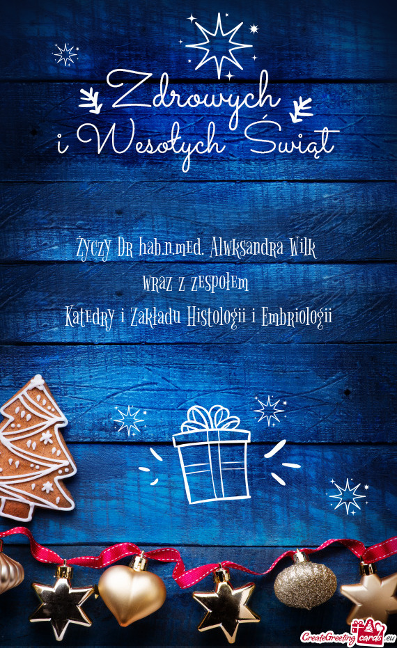 Dr hab.n.med. Alwksandra Wilk