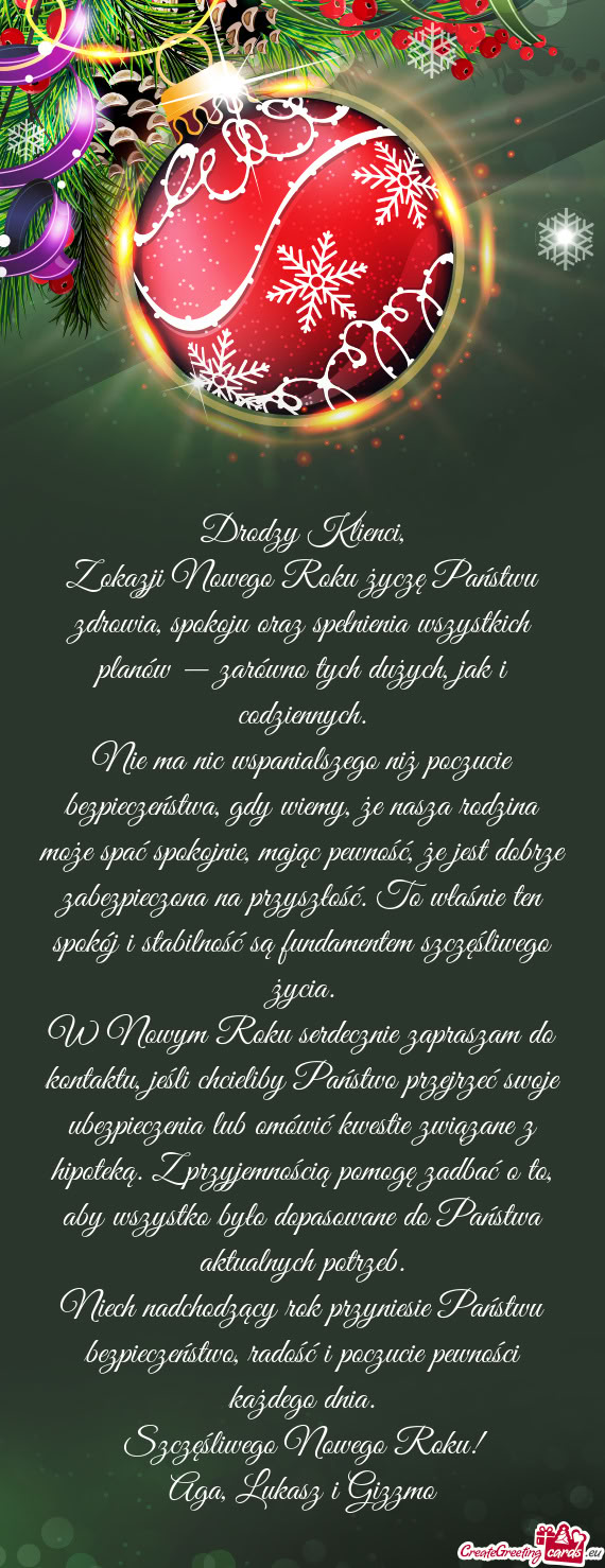 ✨ Drodzy Klienci, ✨