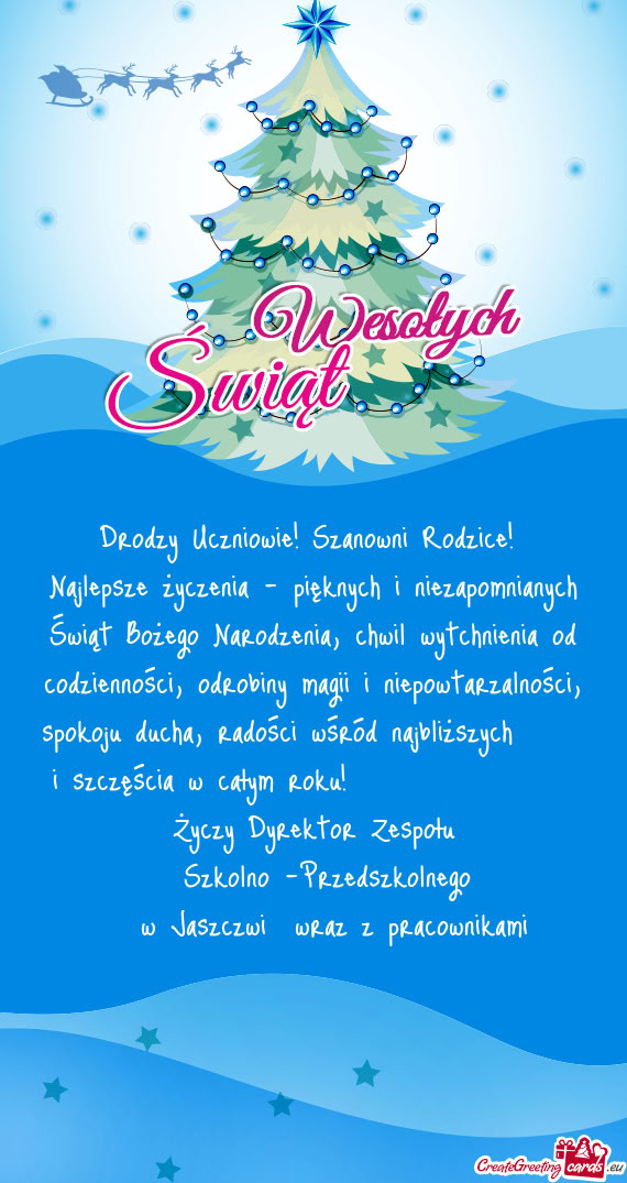 Drodzy Uczniowie! Szanowni Rodzice