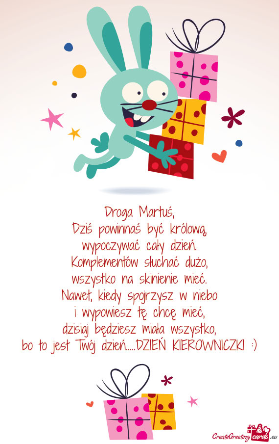 Droga Martuś