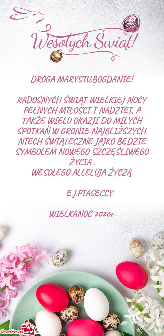 DROGA MARYSIU,BOGDANIE