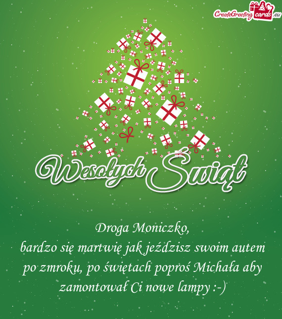 Droga Moniczko