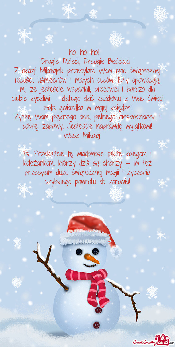 Drogie Dzieci, Dreogie Beściaki