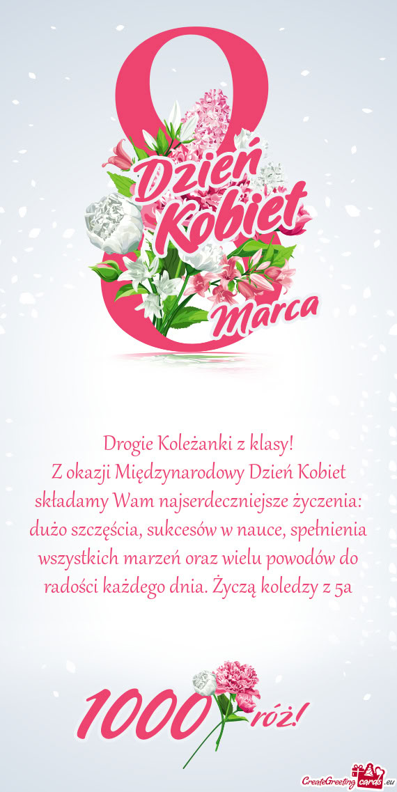 Drogie Koleżanki z klasy