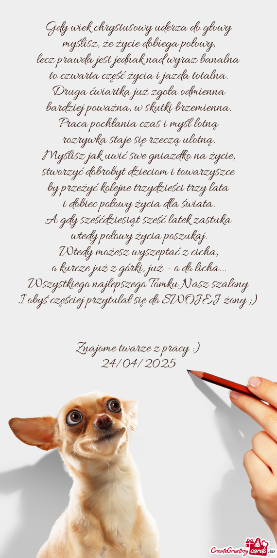 Druga ćwiartka już zgoła odmienna