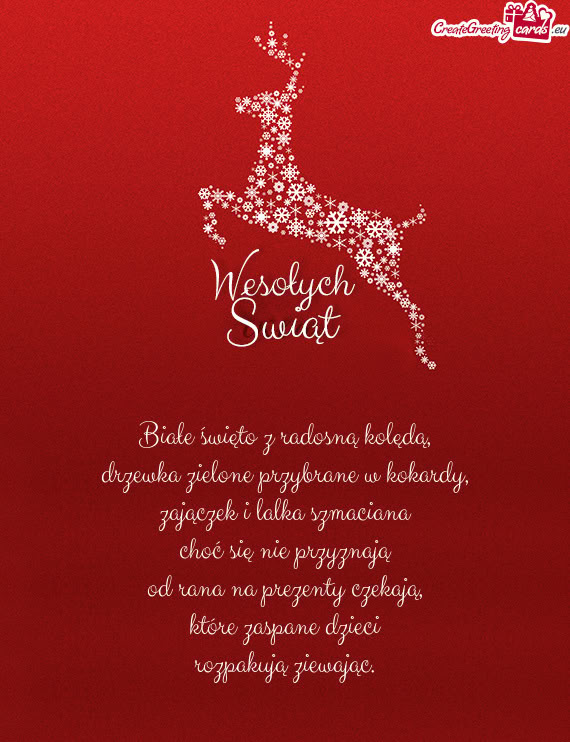 Drzewka zielone przybrane w kokardy